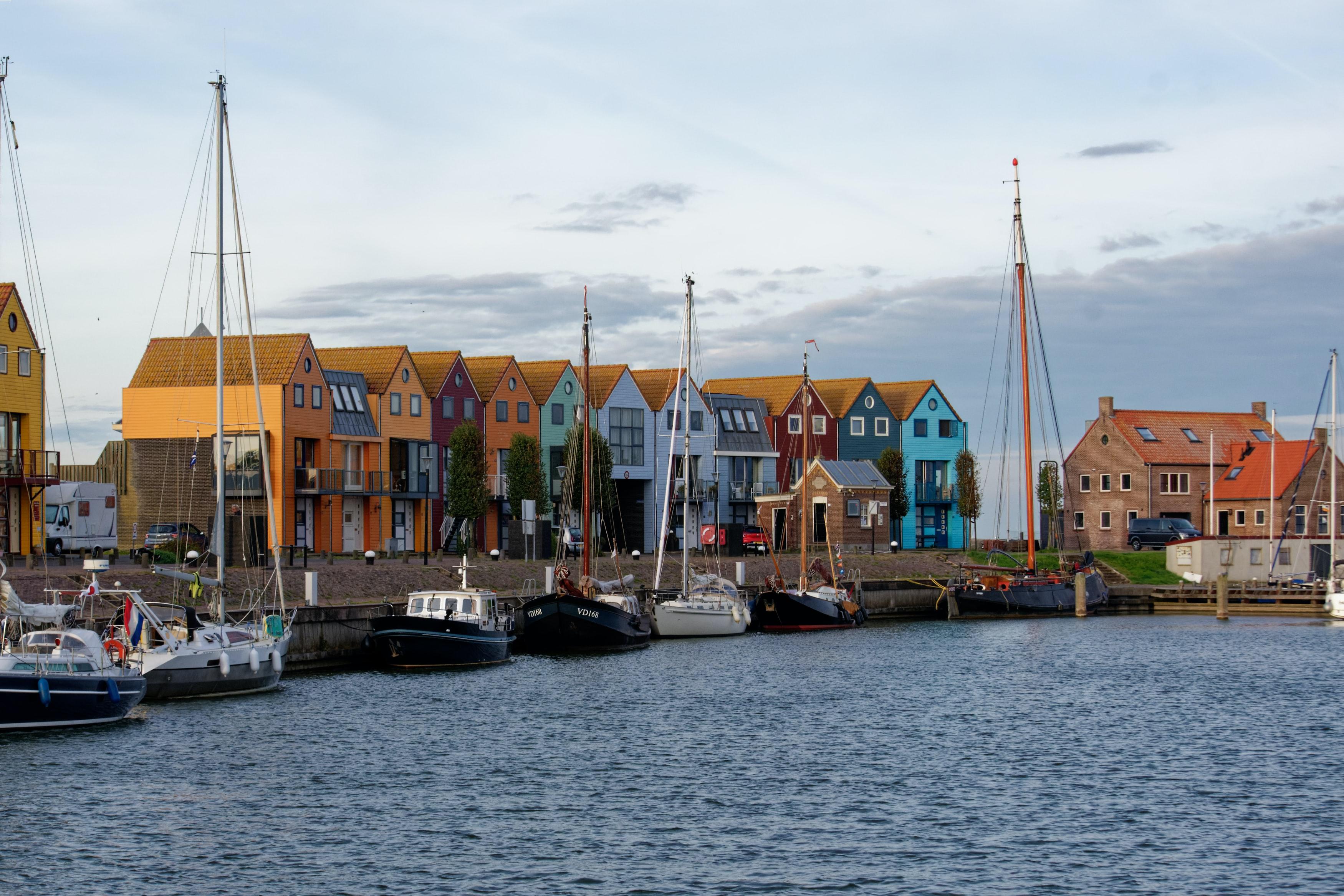 kleiner Hafen in Stavoren Friesland